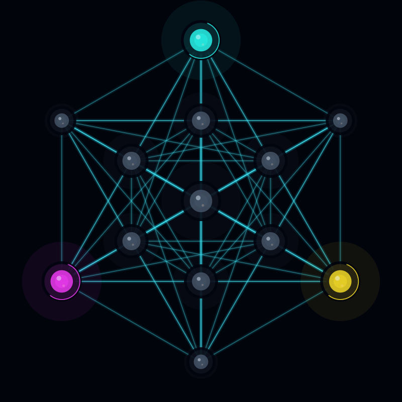 Metatron's Cube Layout