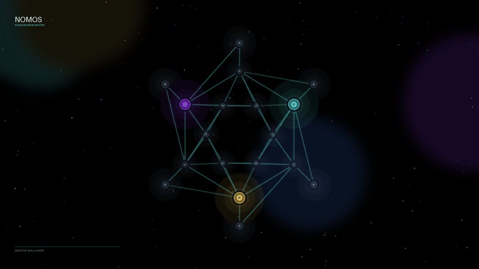 Icosahedron Matrix desktop wallpaper preview