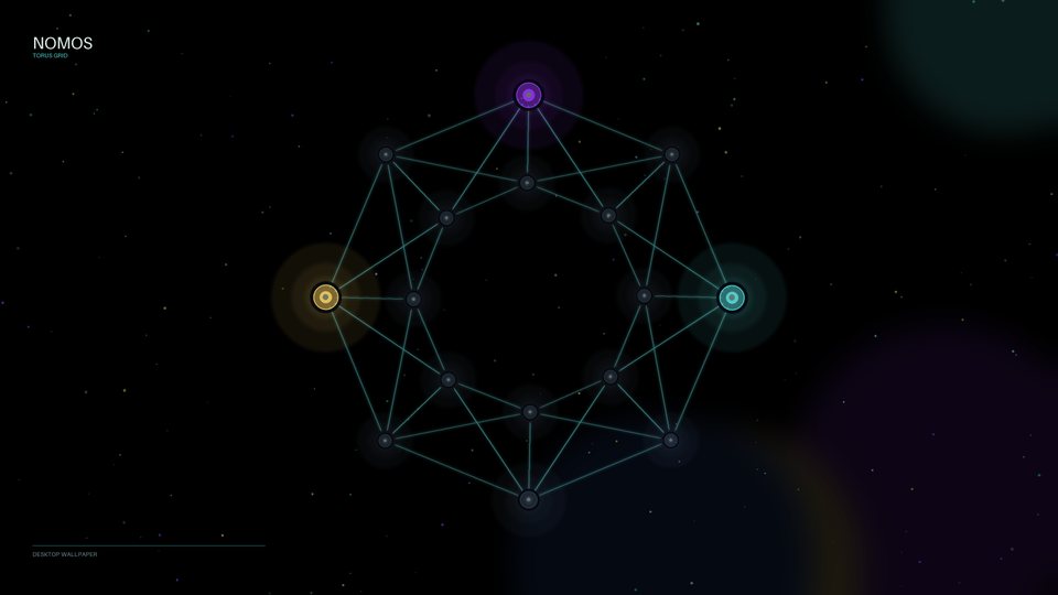Torus Grid desktop wallpaper preview