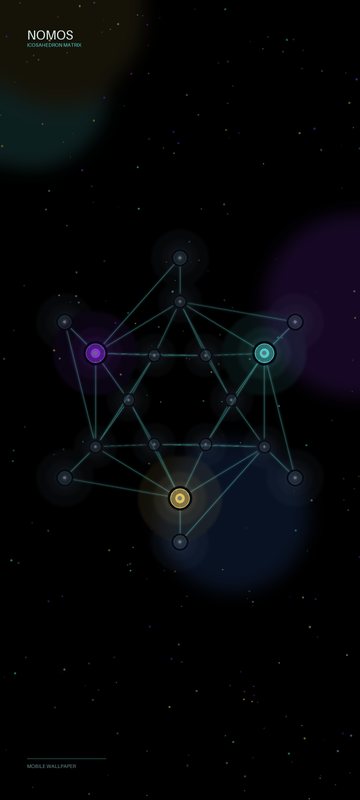 Icosahedron Matrix mobile wallpaper preview