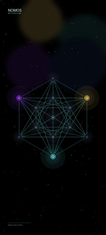 Metatron's Cube mobile wallpaper preview