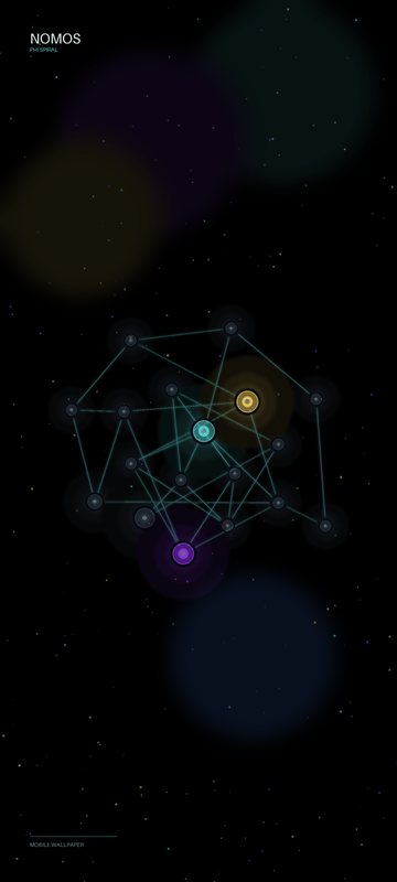 Phi Spiral mobile wallpaper preview